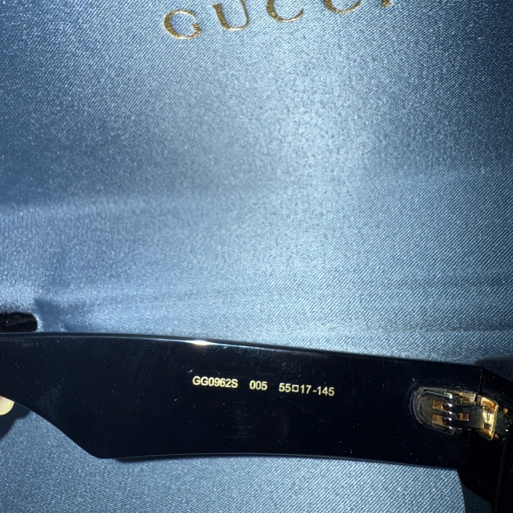 Gucci Black 55mm Square Sunglasses - Picture 4 of 5